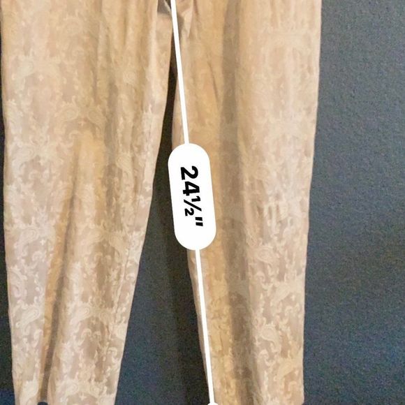 Dizzy Lizzie Cropped Patterned Pant Size 8 - Picture 5 of 6